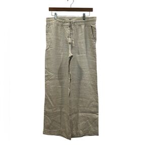 LOFT tan Linen pants